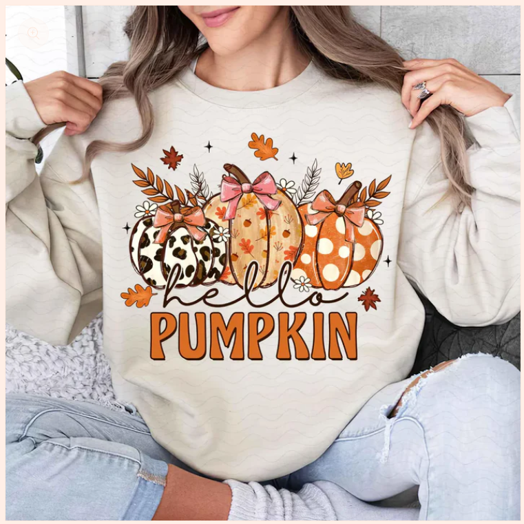 Hello Pumpkin - Real Glitter - Fall - New arrival