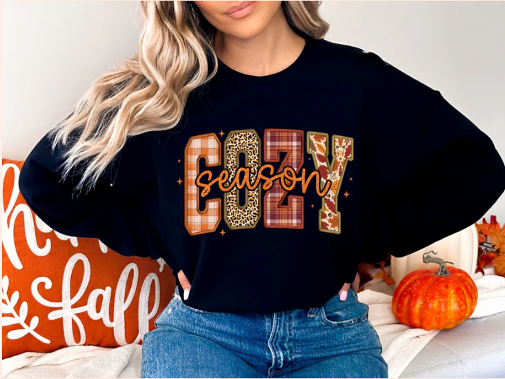 Cozy Season Plaid - Real Glitter - Fall - Winter - New Arrival