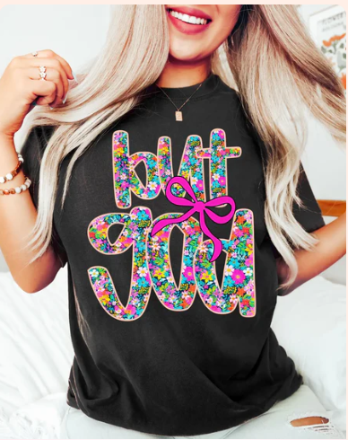 But God - Real Glitter- Faith - New arrival