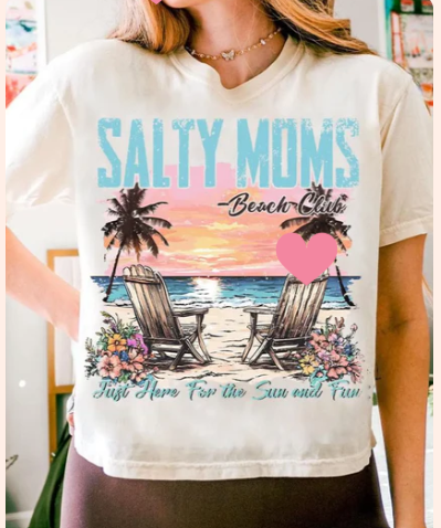 Salty Moms Beach Club- Real Glitter- New arrival