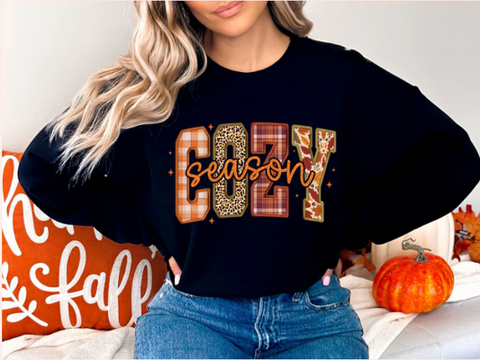 Cozy Season Plaid - Real Glitter - Fall - Winter - New Arrival