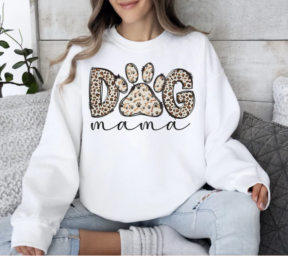 Dog Mama - Real Glitter -New Arrival