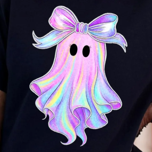 Iridescent Ghost Glitter Apparel