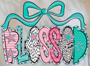 Blessed Glitter Apparel – Pink & Teal Edition - New Arrival