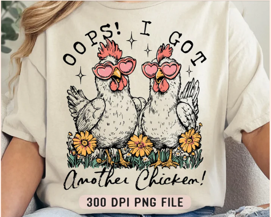 Oops I Got Another Chicken - Real Glitter - New arrival